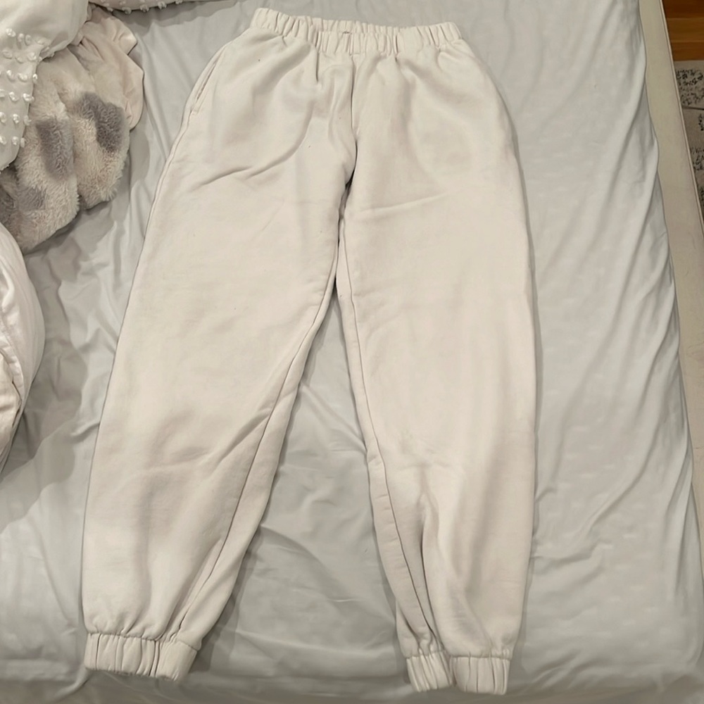 White Brandy Sweatpants